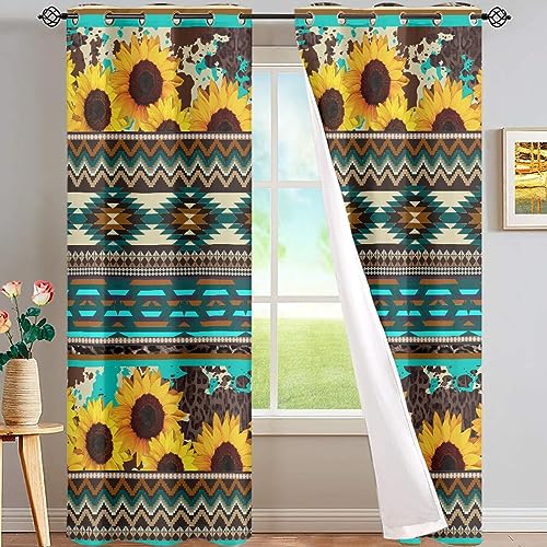 Aztec Sunflower Leopard Print