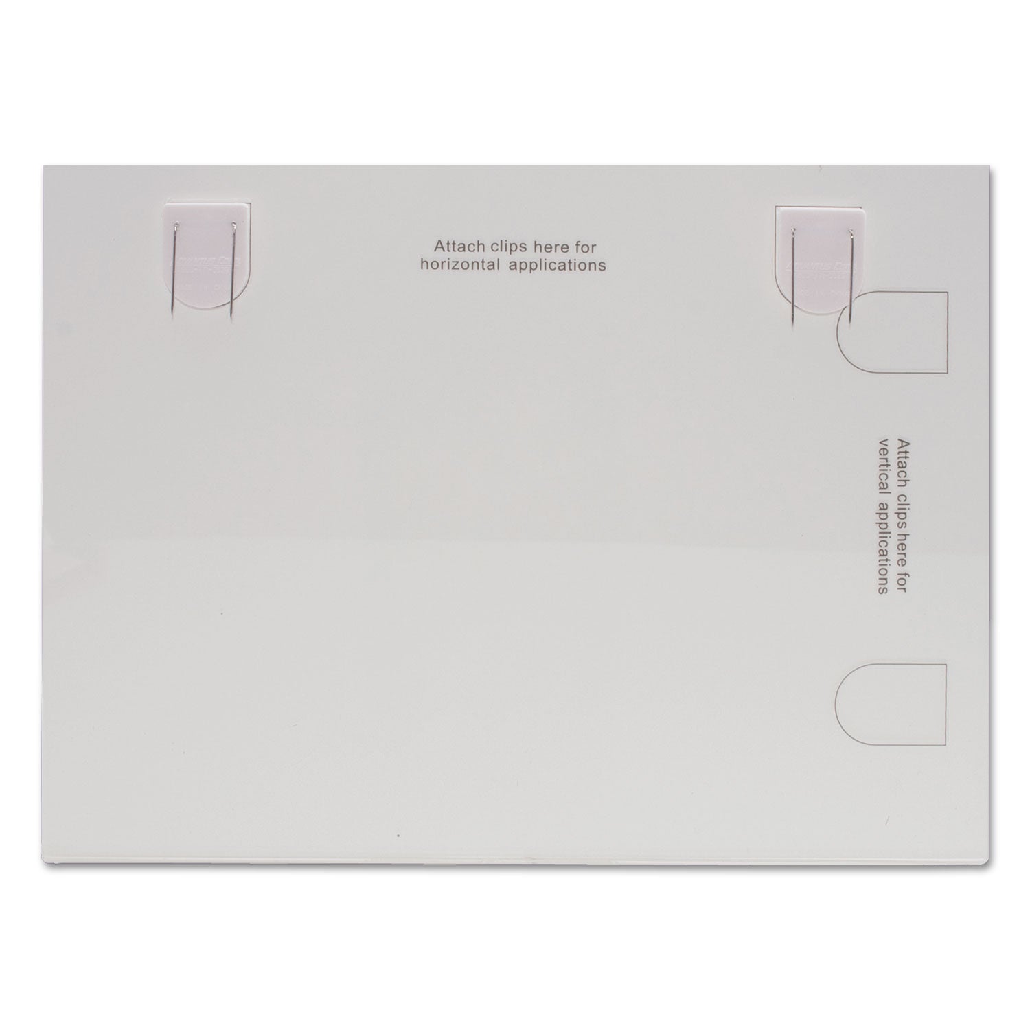 Advantus Clear Acrylic Wall Frame 11x8.5 Inches - Fabric Panel Display Holder for Artwork, Photos & Certificates - Perfect for Home, Office & Gallery Decor