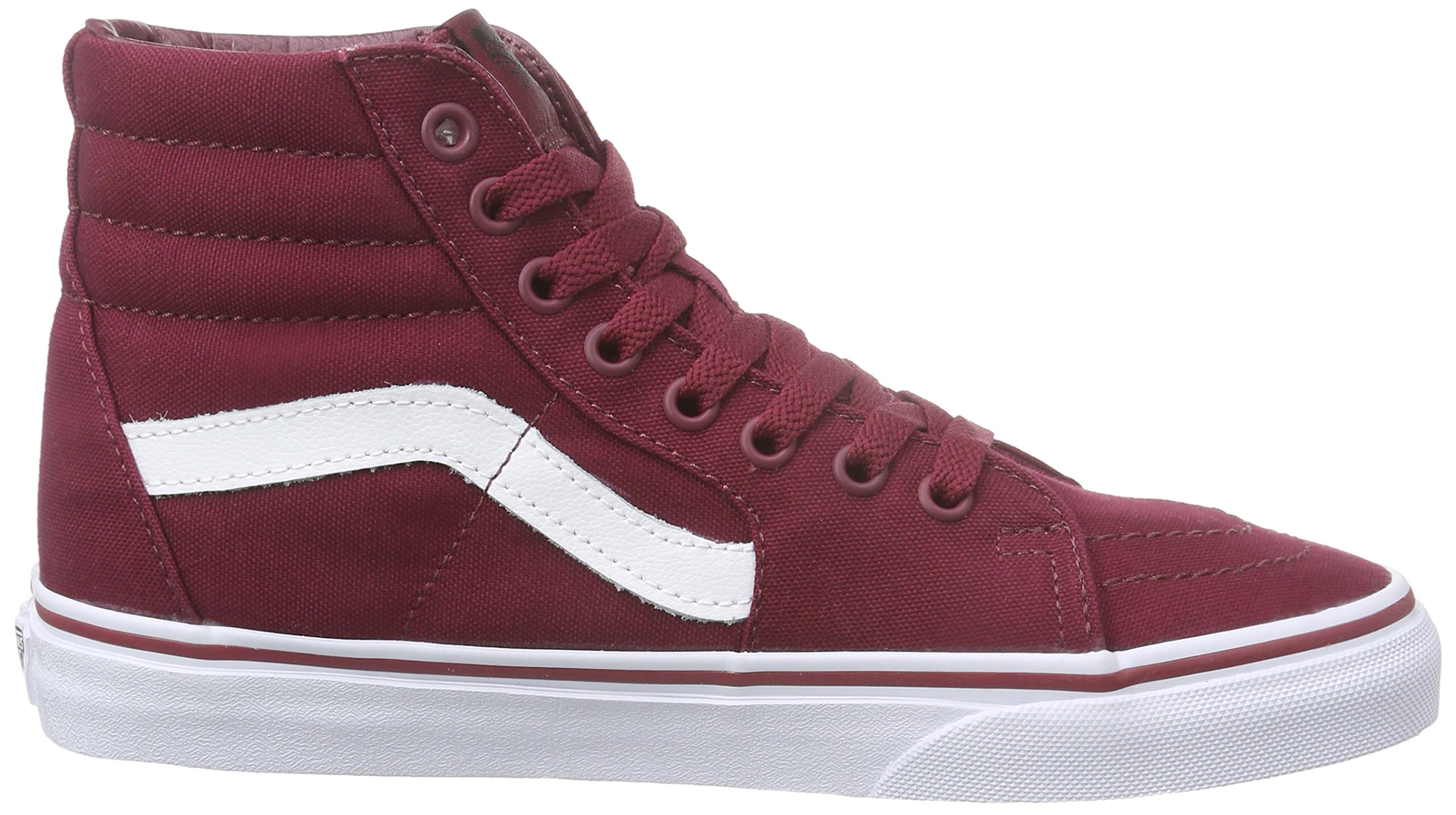 Vans Sk8-Hi Classic High Top Sneakers - Canvas Cordovan/True White - Skateboarding & Casual Streetwear Shoes for Men & Women
