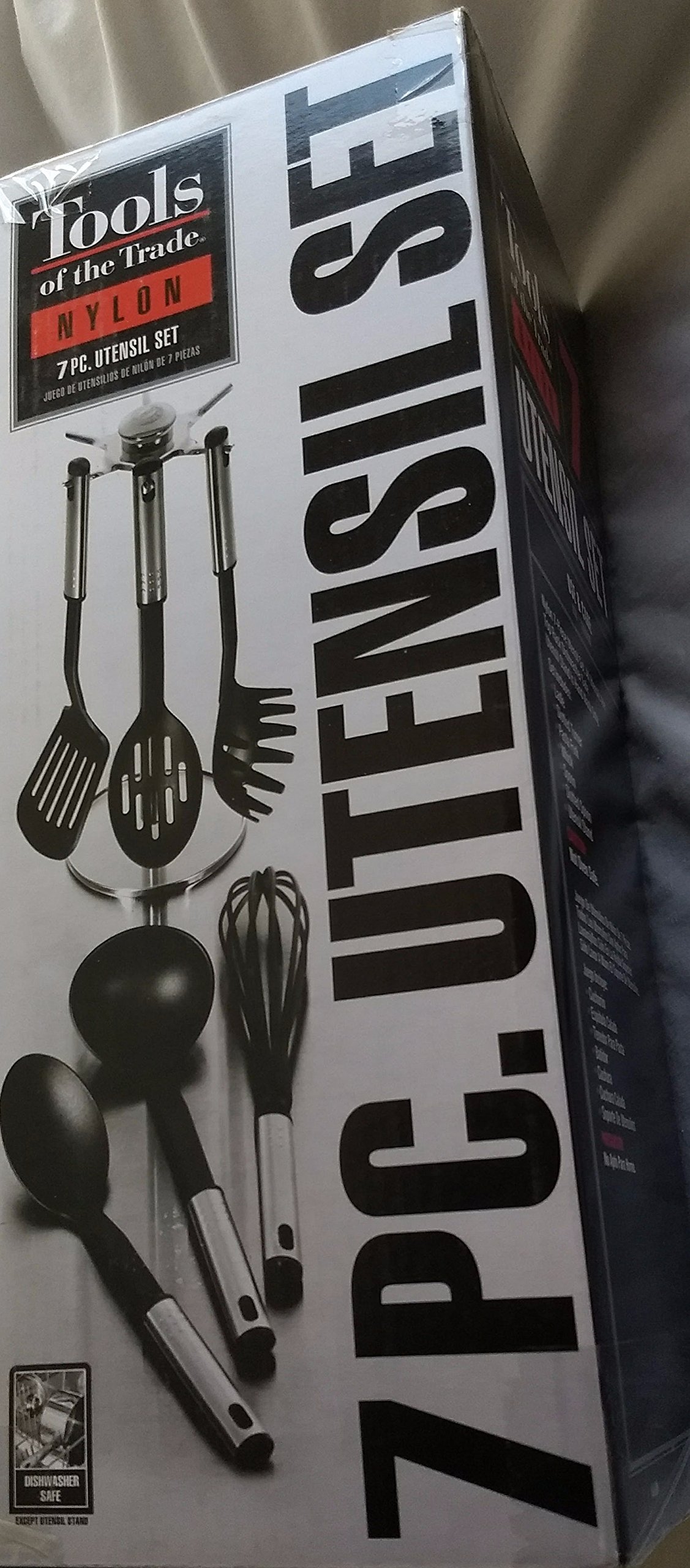 7-Piece Kitchen Utensil Set with Stand - Essential Cooking Tools for Home Chefs | Perfect for Baking, Stirring & Serving