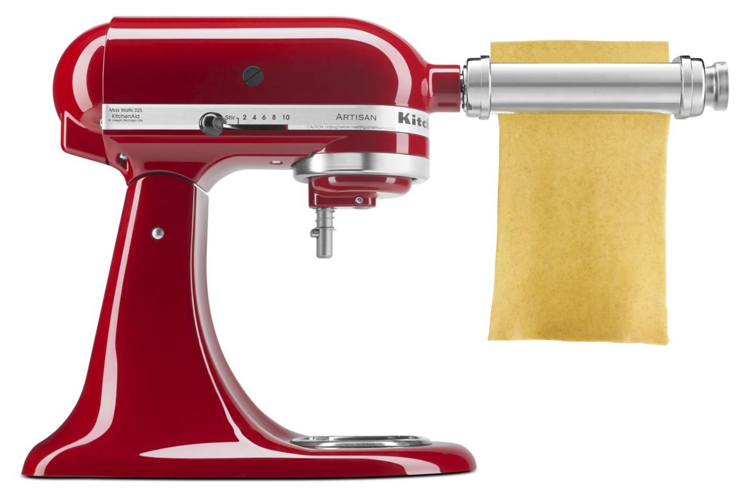 KitchenAid 3-Piece Pasta Roller & Cutter Set - Stainless Steel Pasta Maker Attachment for Stand Mixers - Perfect for Homemade Pasta, Lasagna & Ravioli - Ideal for Italian Cooking & Baking Enthusiasts