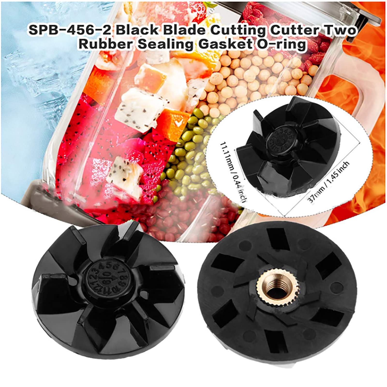 Cuisinart Blender Replacement Blade Driver Clutch & Motor Drive - Compatible with SPB7-20TXN & BFP703 Models - 2-Pack for Smooth Blending Performance - Perfect for Smoothies, Soups & Food Prep
