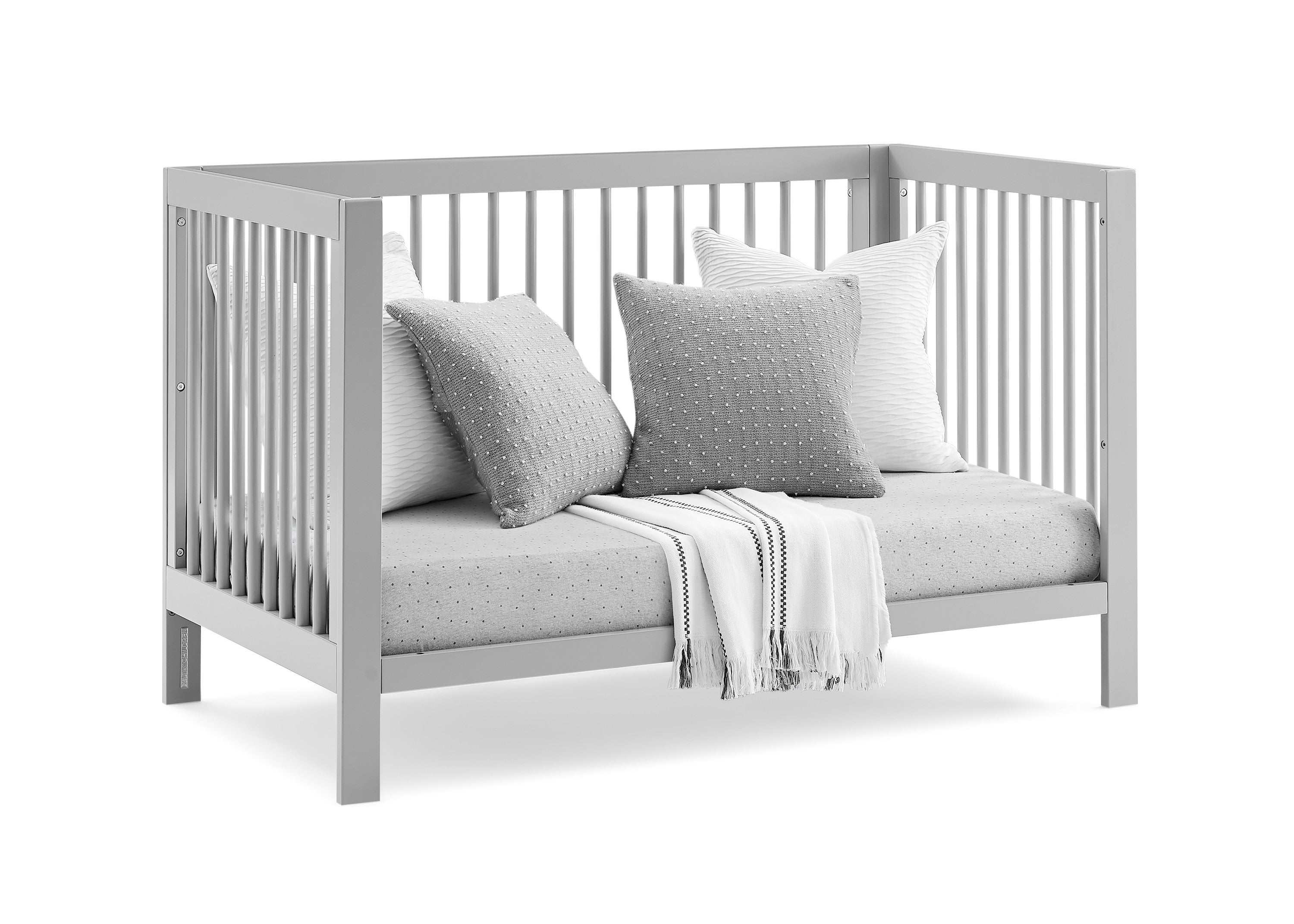 BabyGap Charlie 6-in-1 Convertible Crib - Grow with Your Child from Newborn to Toddler | Safe Nursery Furniture for Modern Baby Rooms