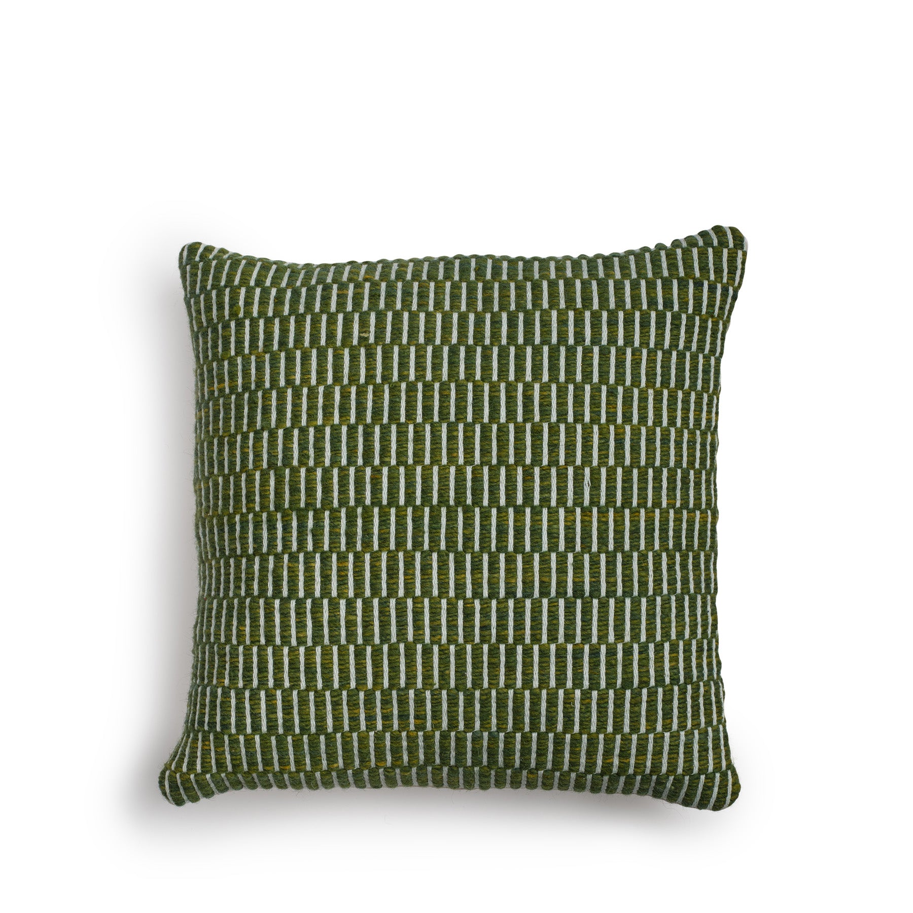 Organic Green Wool Pillow - Handmade with Natural Dyes | Eco-Friendly Home Decor for Living Room, Bedroom & Nursery