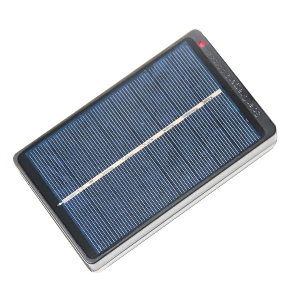 1W Solar Panel Battery Charger for AA AAA Rechargeable Batteries - Portable Solar Power Bank for Outdoor Camping, Hiking & Emergency Power Backup