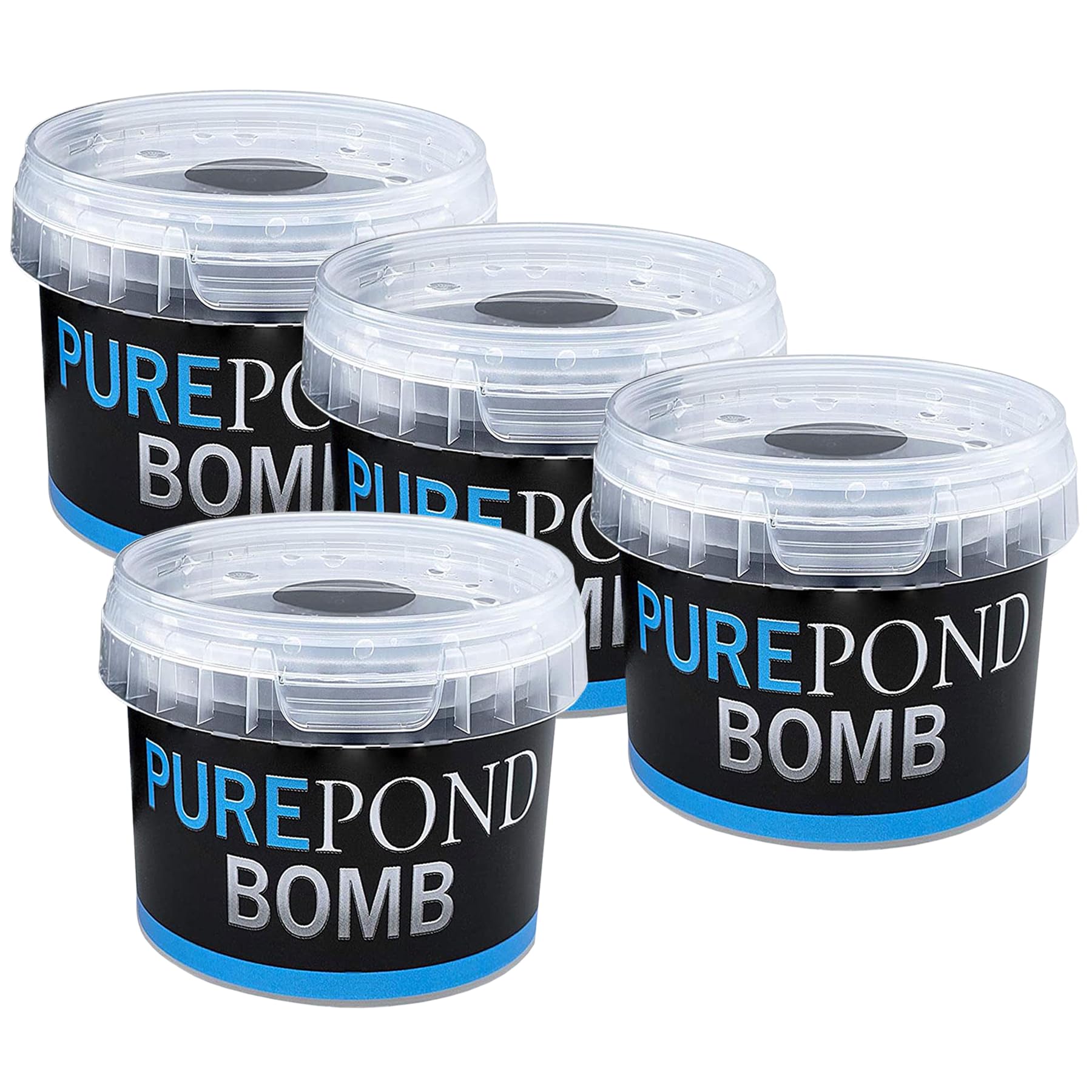 KEXMY Evolution Aqua Pure Pond Bomb Water Cleaner - 4 Pack for Crystal Clear Pond Water | Perfect for Garden Ponds, Koi Fish Tanks & Outdoor Water Features