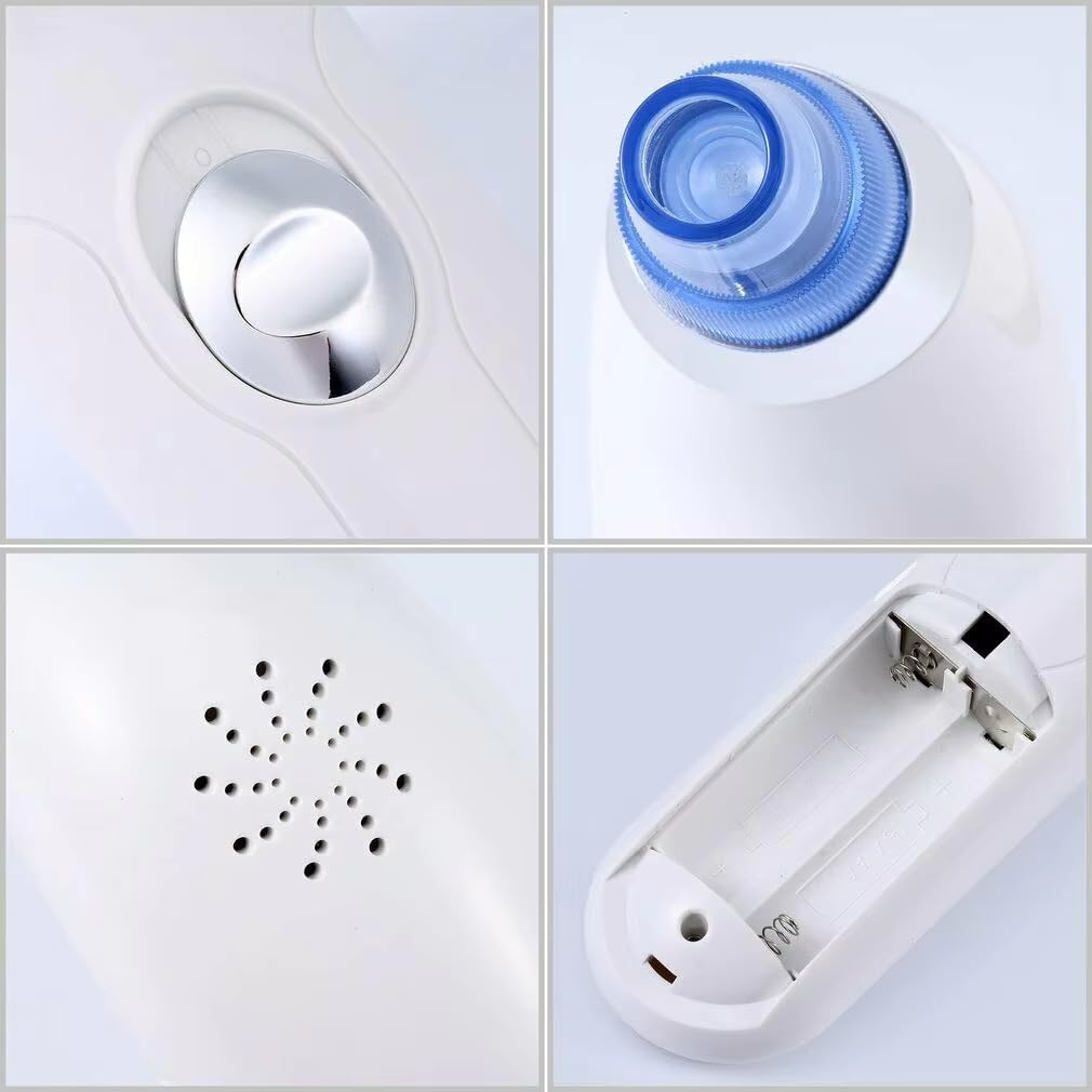 Viulvuk 4-in-1 Electric Blackhead Remover Vacuum Suction Tool | Professional Pore Cleaner for Face & Nose | Whitehead & Acne Treatment | Perfect for Home Skincare & Spa Facial Care