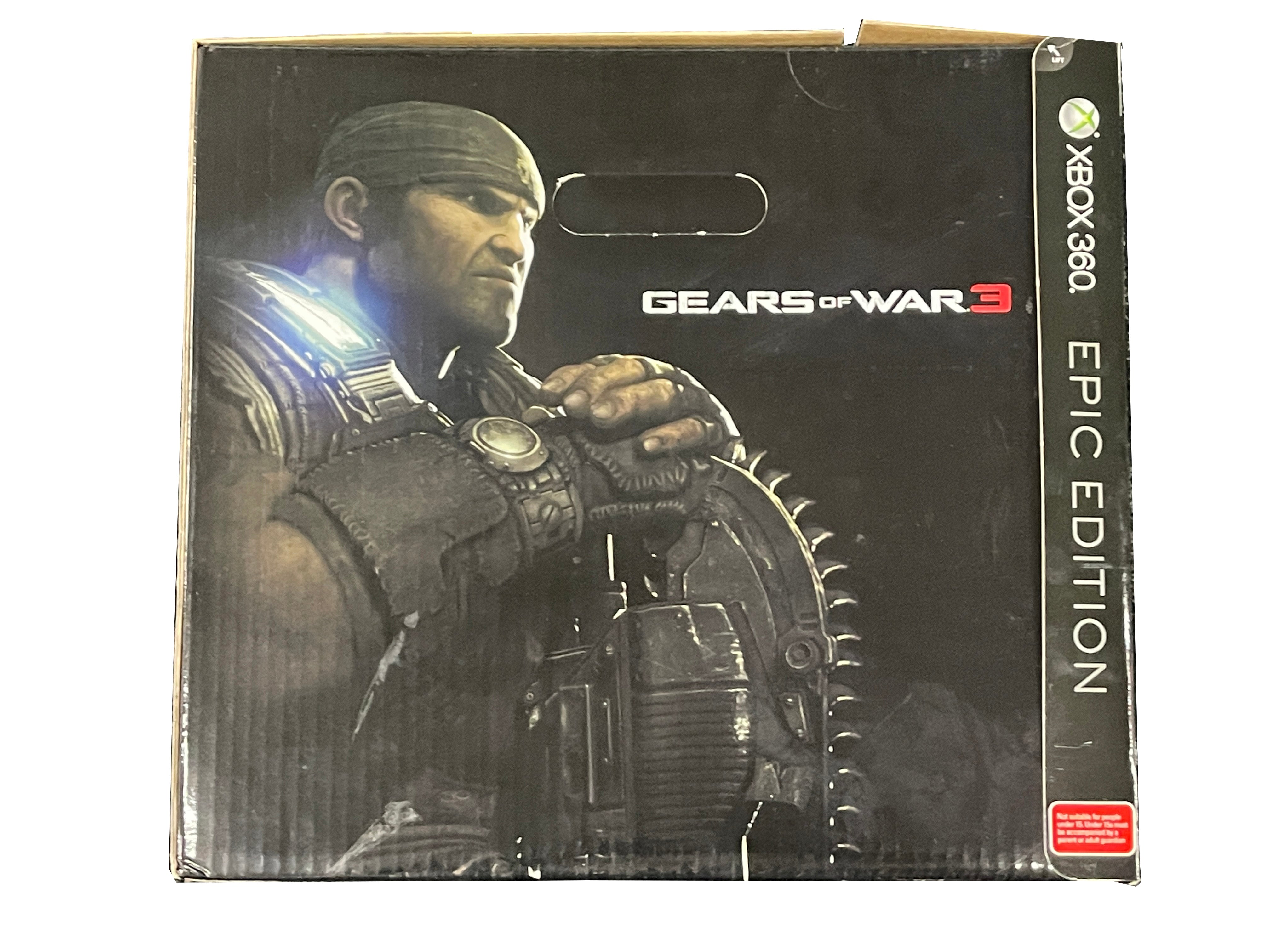 Gears of War 3 Limited Collector's Epic Edition - Xbox 360 Game (Missing Disc) - Rare Collectible for Gamers & Fans - Perfect for Display & Gaming Collections