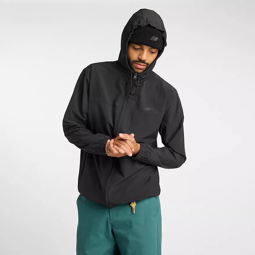 Men's New Balance Numeric Woven Full Zip Jacket - Lightweight Athletic Hoodie for Running, Gym & Outdoor Activities