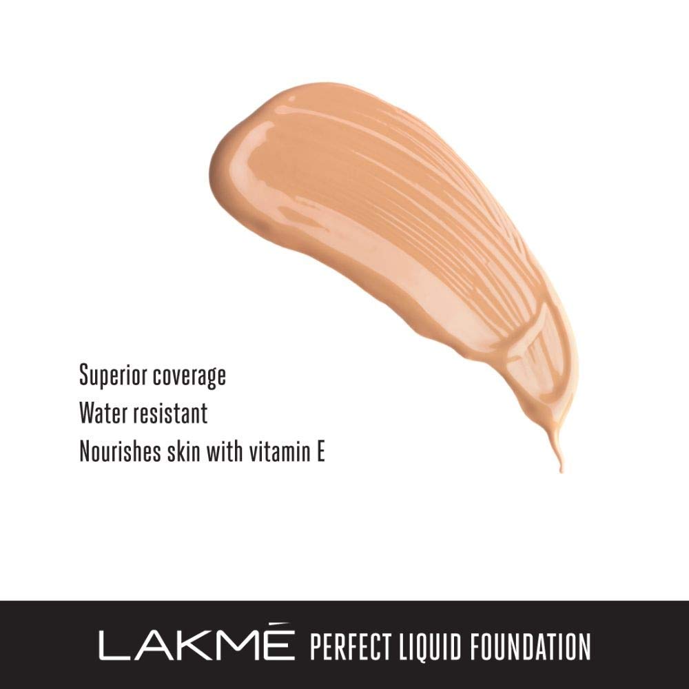 LAKMÉ Rose Natural Face Powder - Medium Coverage for Oily Skin, Soft Pink 40g & Lakme Perfecting Liquid Foundation Marble 27ml | Oil Control Makeup Set for Daily Wear & Special Occasions