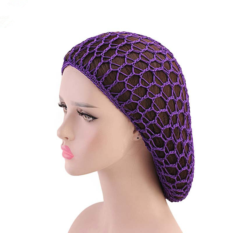 Handmade Crochet Hair Net for Women - Breathable Mesh Night Cap for Long Hair Care | Perfect for Sleeping, Travel & Home Use