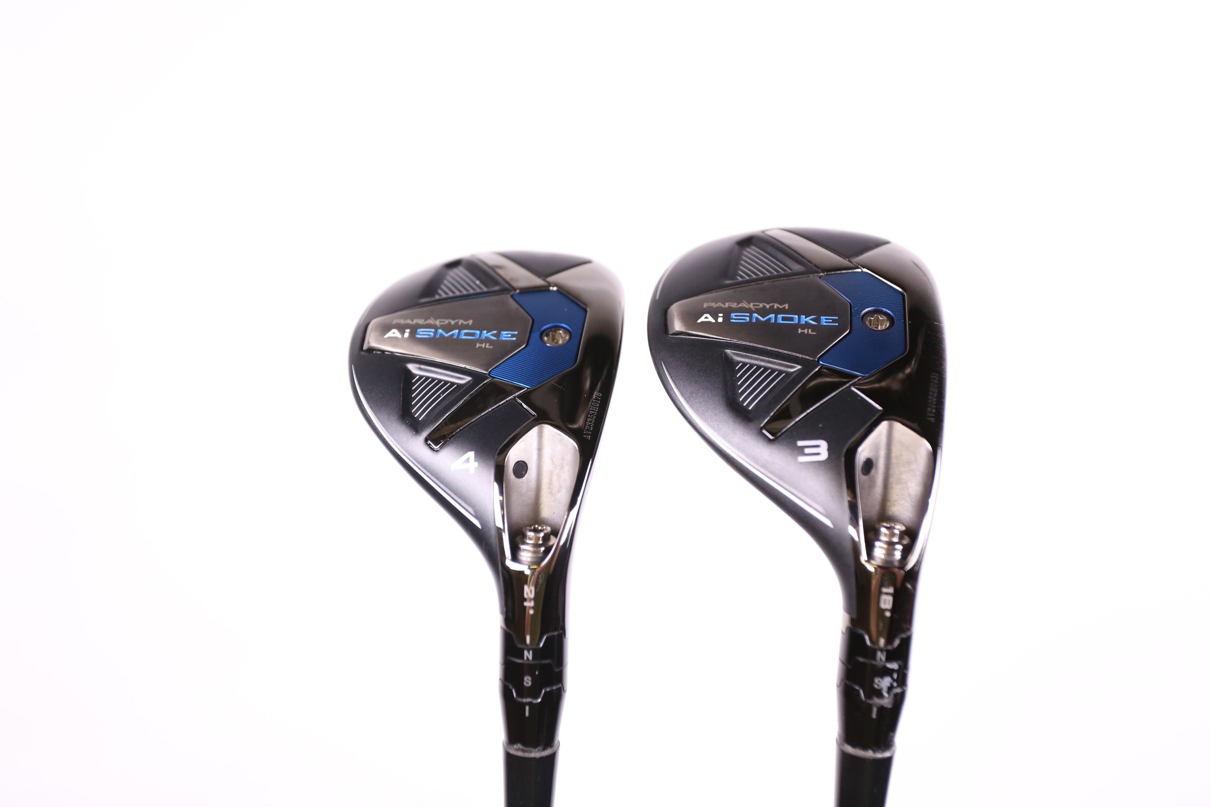 Used Callaway Paradym Ai Smoke HL Hybrid Golf Clubs Set - Right Handed, 3 & 4 Hybrid, Senior Flex - Perfect for Senior Golfers & High Launch Shots on the Course