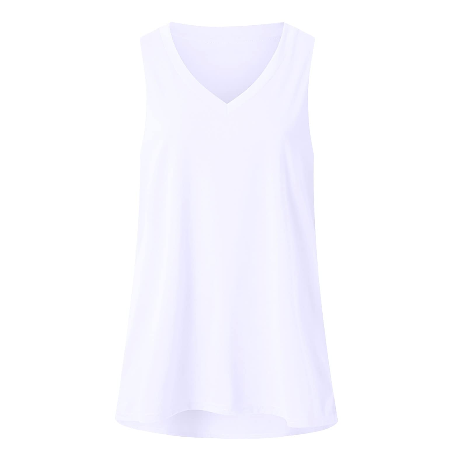 Women's Dressy Casual Tank Tops - Loose Fit Crew Neck Sleeveless Tunic T-Shirts for Summer 2025 | Perfect for Beach Outings, Yoga, and Everyday Casual Wear