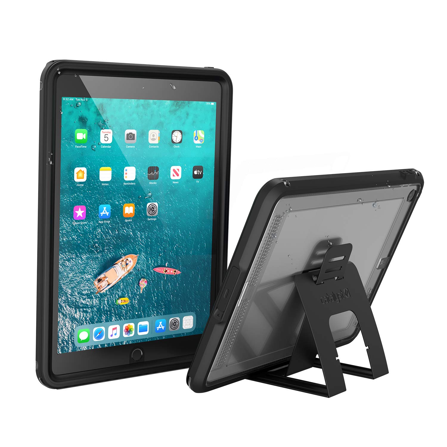 **Catalyst Waterproof Case for iPad 10.2 (9th/8th/7th Gen) – 6.6ft Waterproof, 4ft Drop Proof, Full Body Protection, Built-in Screen Protector, Kickstand & True Acoustic Sound – Black – Perfect for Outdoor Adventures, Swimming & Extreme Sports**