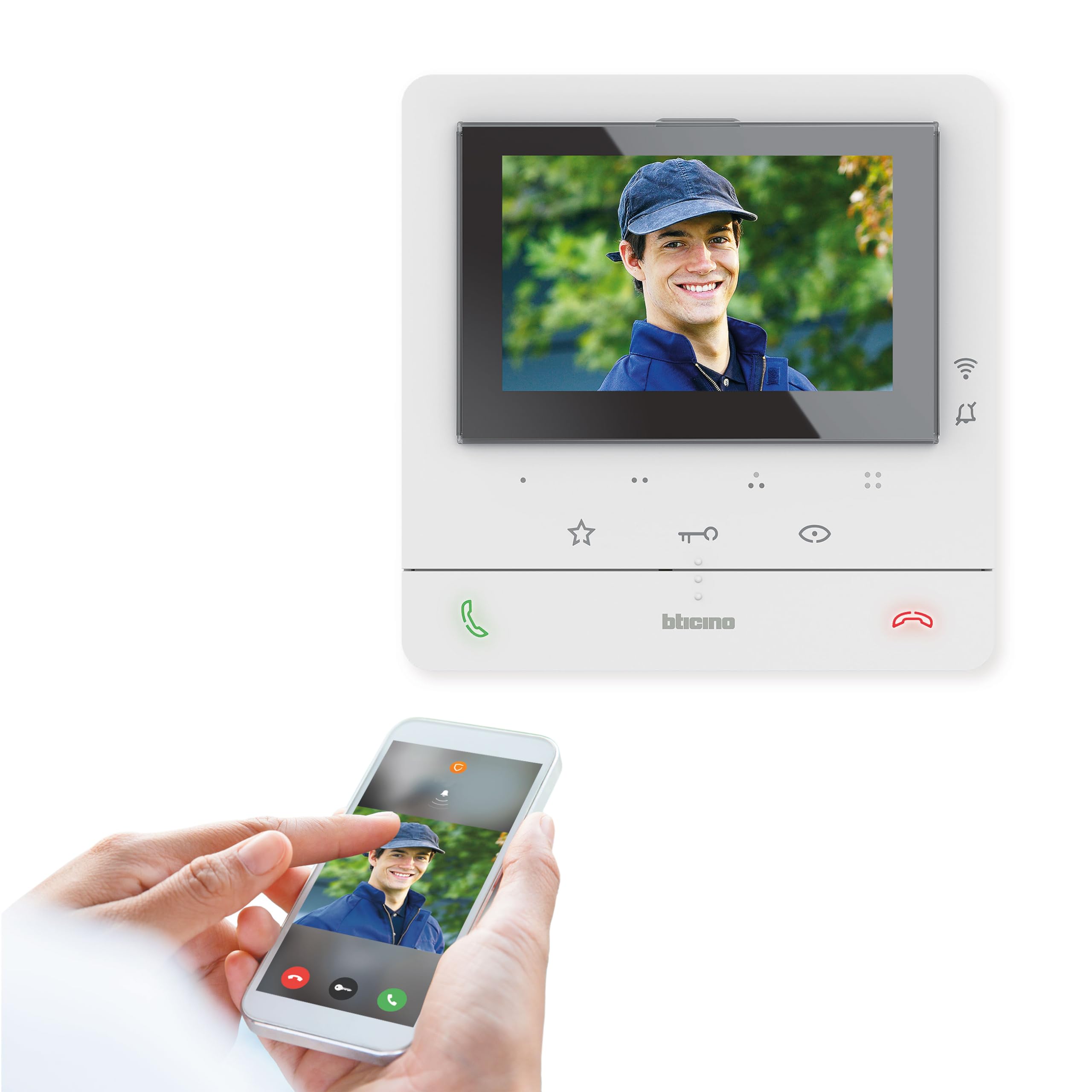 Bticino 344682 Smart WiFi Video Intercom Monitor with 5