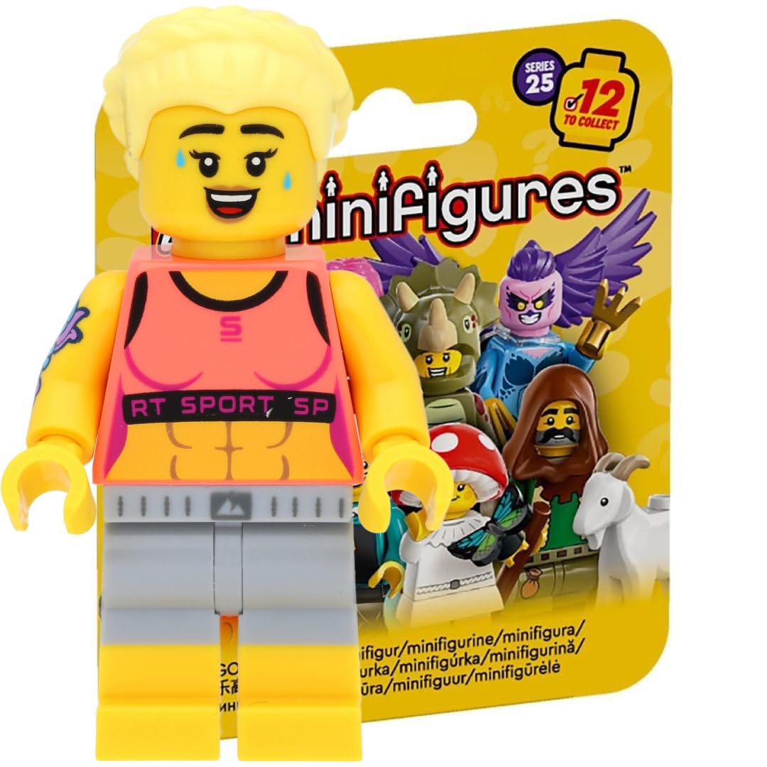 LEGO Minifigures Series 25 #7 Fitness Trainer - Collectible Toy for LEGO Fans - Perfect for Play, Display & Gift Giving