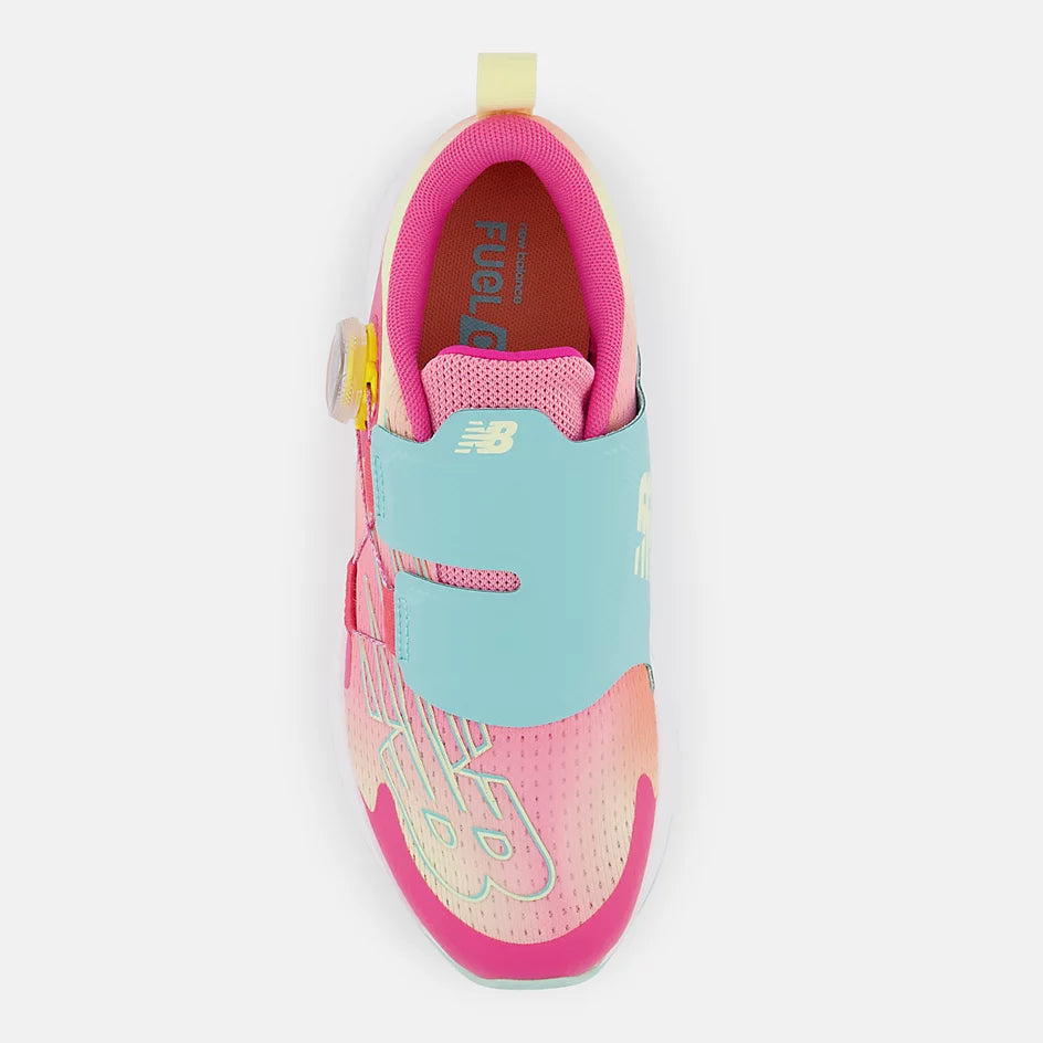New Balance FuelCore Reveal v3 Boa Youth Sneakers - Hi Pink Running Shoes for Girls | Lightweight & Comfortable for School, Sports & Everyday Wear