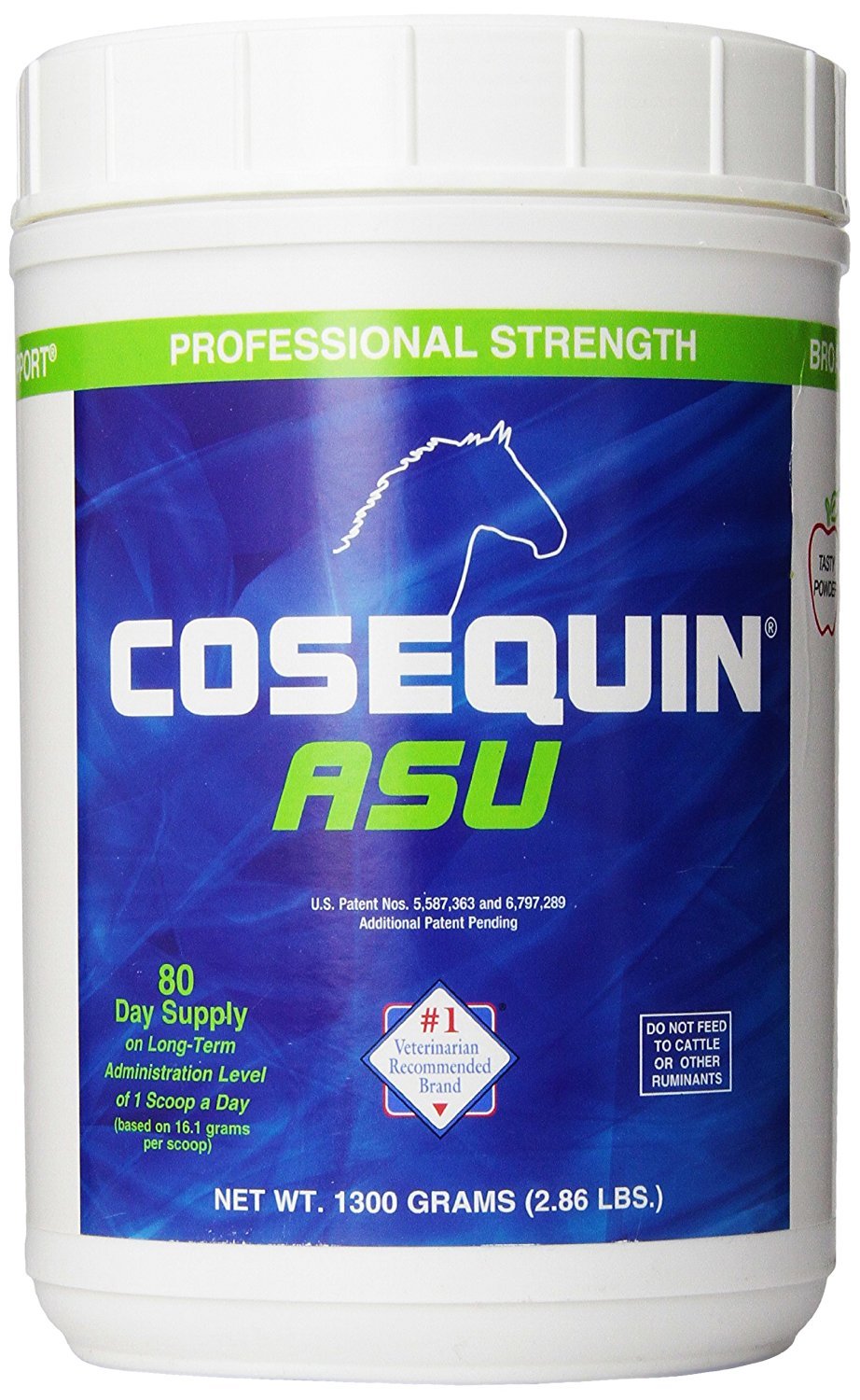 Nutramax Cosequin ASU Joint Health Supplement for Horses - Powder with Glucosamine, Chondroitin, ASU & MSM, 1320g | Supports Mobility & Comfort for Active & Senior Horses | Ideal for Training, Recovery & Daily Joint Care