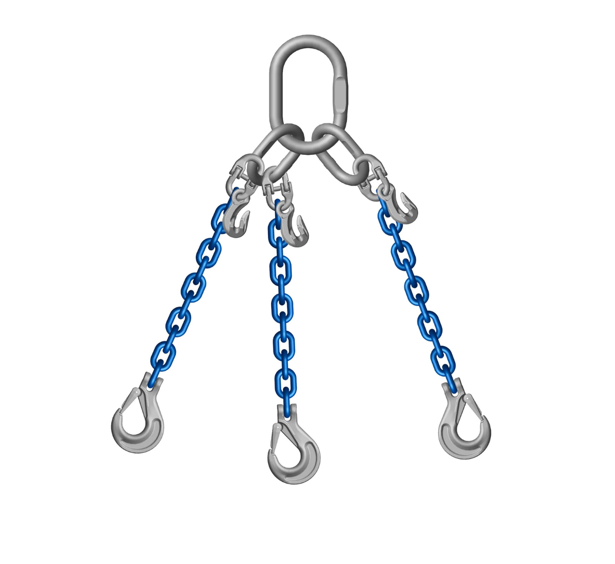 Grade 10 3-Leg 22mm Heavy Duty Chain Sling 40 Ton Capacity - Ideal for Rigging, Lifting & Construction Work
