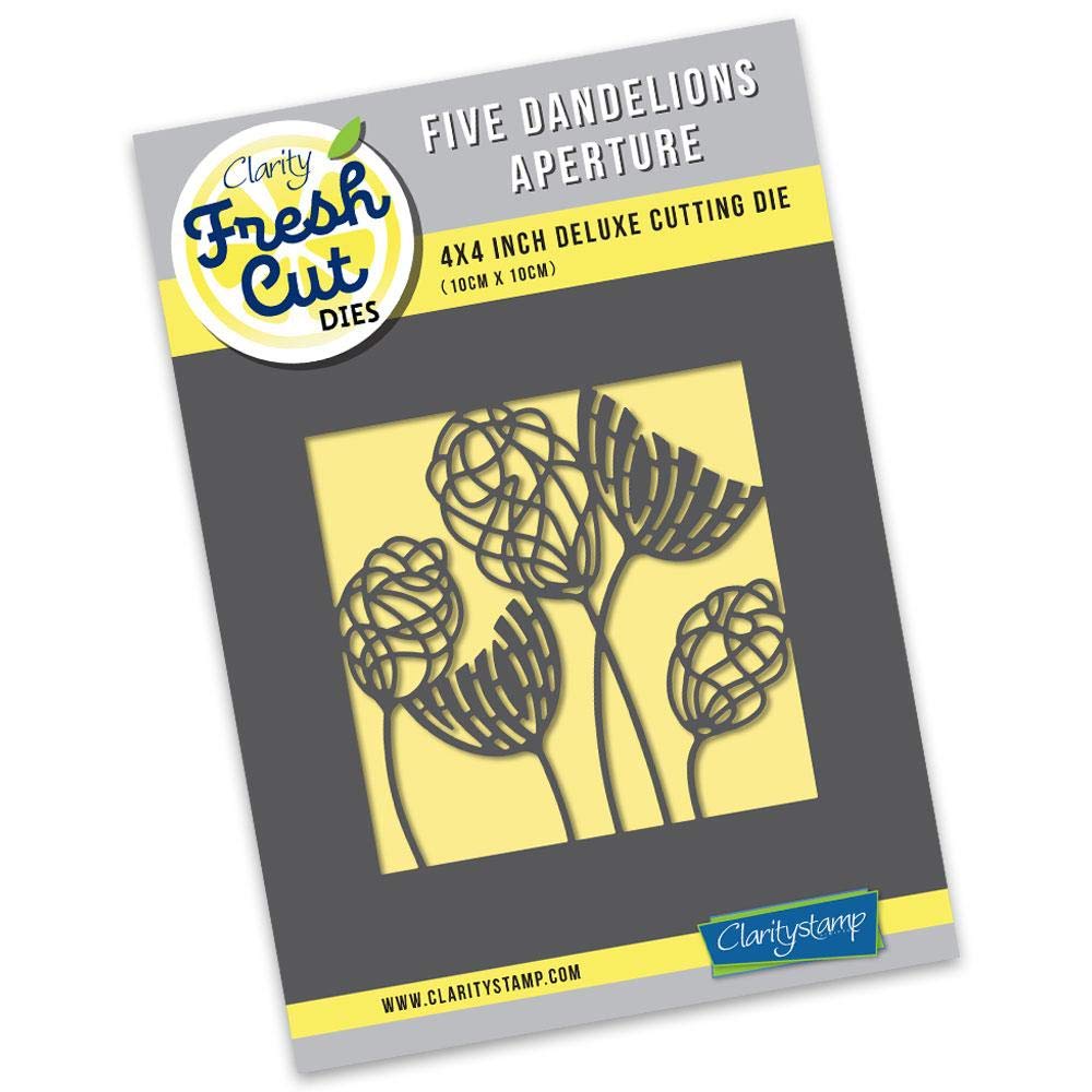 Clarity Stamps Five Dandelions Fresh Cut Die - Perfect for Scrapbooking, Card Making & DIY Paper Crafts