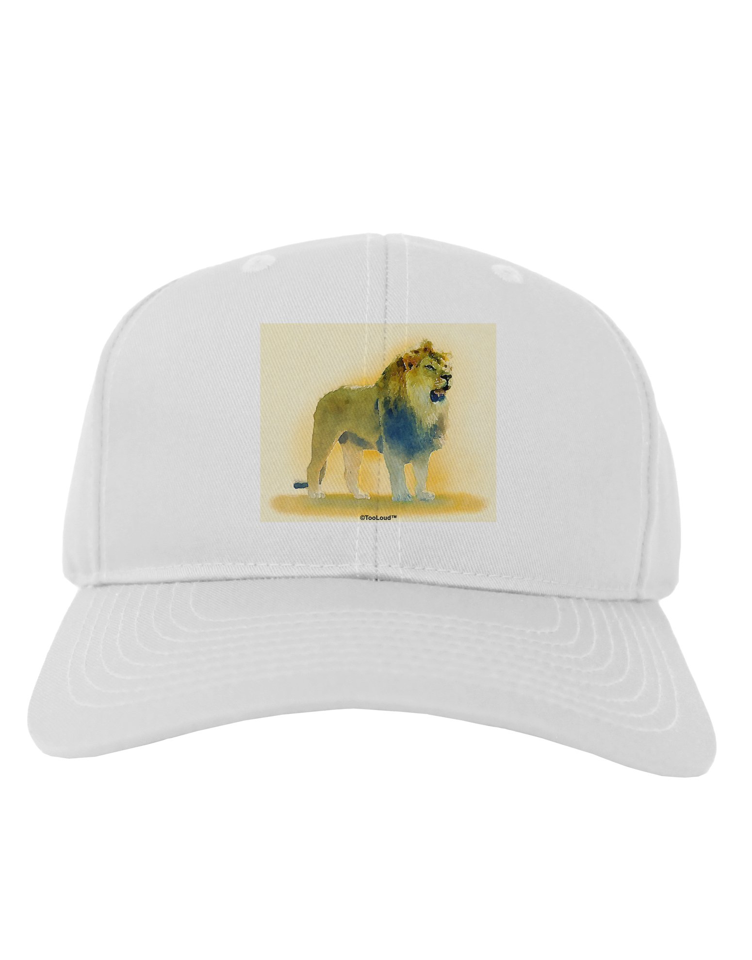 TOOLOUD Lion Watercolor Baseball Cap for Men - Adjustable Cotton Dad Hat for Outdoor, Sports & Casual Wear