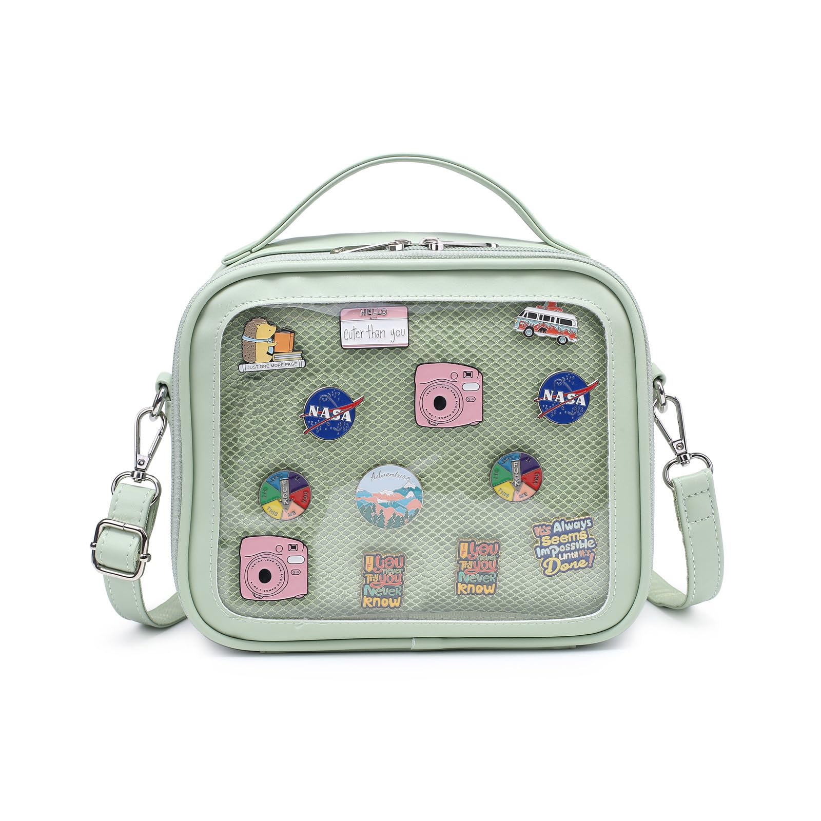 Anime Ita Bag Crossbody Messenger Shoulder Bag for Display - Perfect for Conventions, Cosplay & Collectors