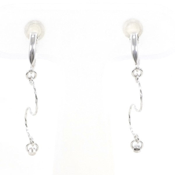 18K White Gold Clip-On Earrings for Women - Hypoallergenic Luxury Jewelry - Perfect for Weddings, Parties & Special Occasions