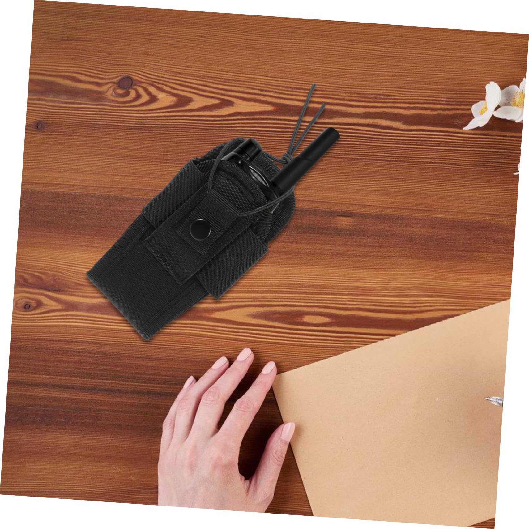 Gadpiparty Walkie Talkie Bag with Phone Stand - Portable Waist Pack & Multifunctional Crossbody Bag for Hiking, Travel, and Outdoor Adventures