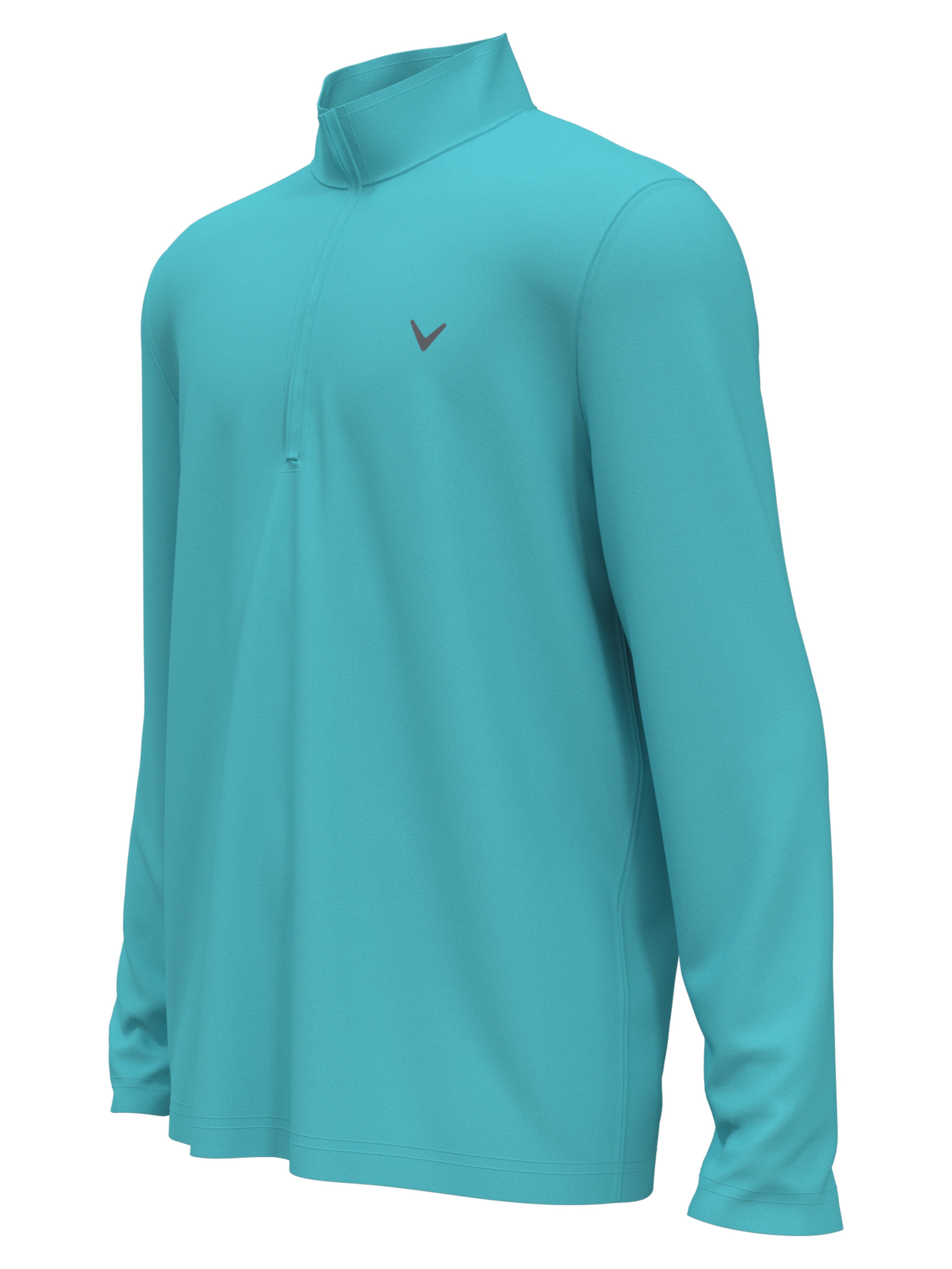 Men's Solid Color 1/4 Zip Pullover Sweatshirt - Lightweight Casual Fleece Jacket for Outdoor Activities & Workout