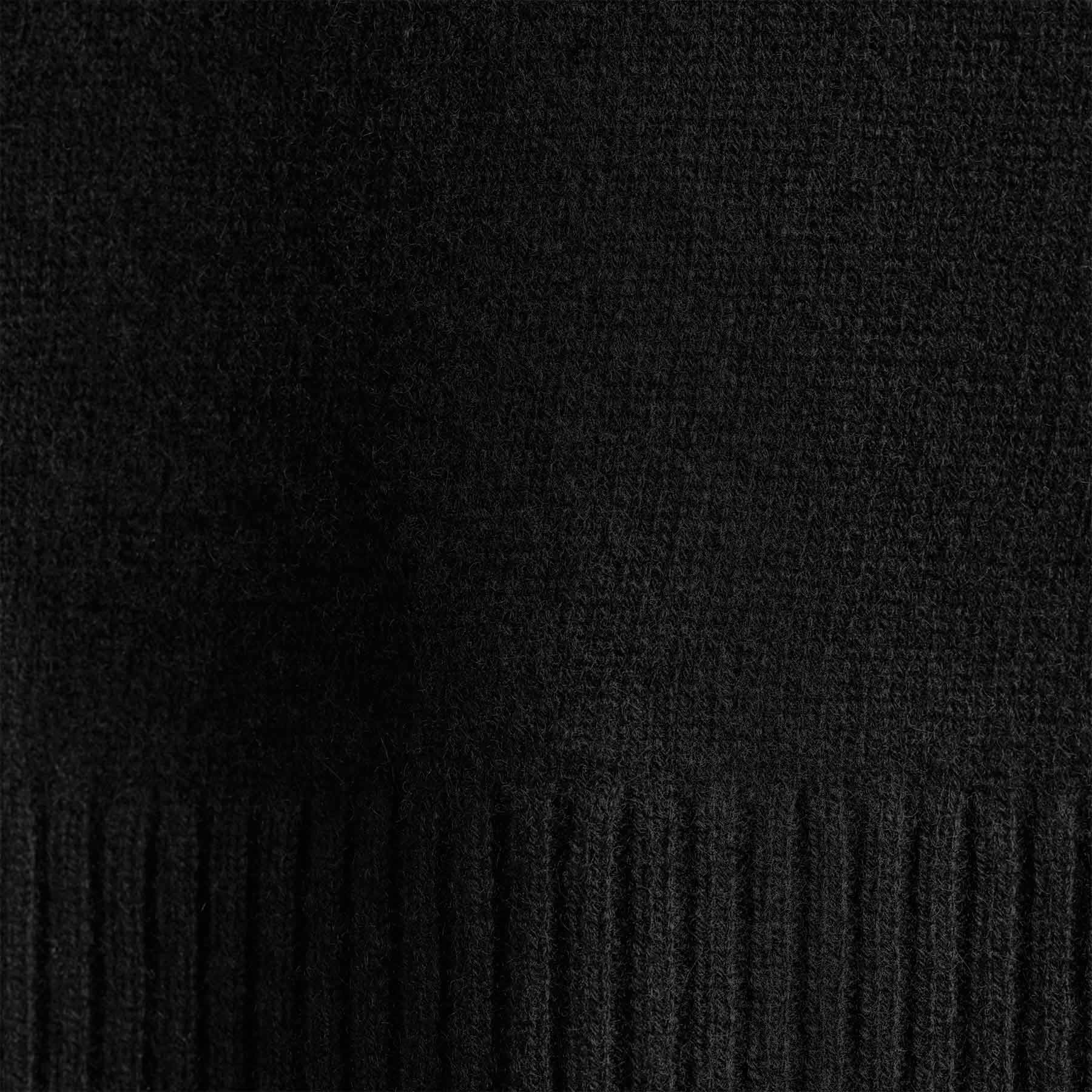 Premium Cashmere Half Zip Sweater for Men & Women - Soft & Warm Black Pullover for Fall & Winter - Cozy Office & Casual Wear