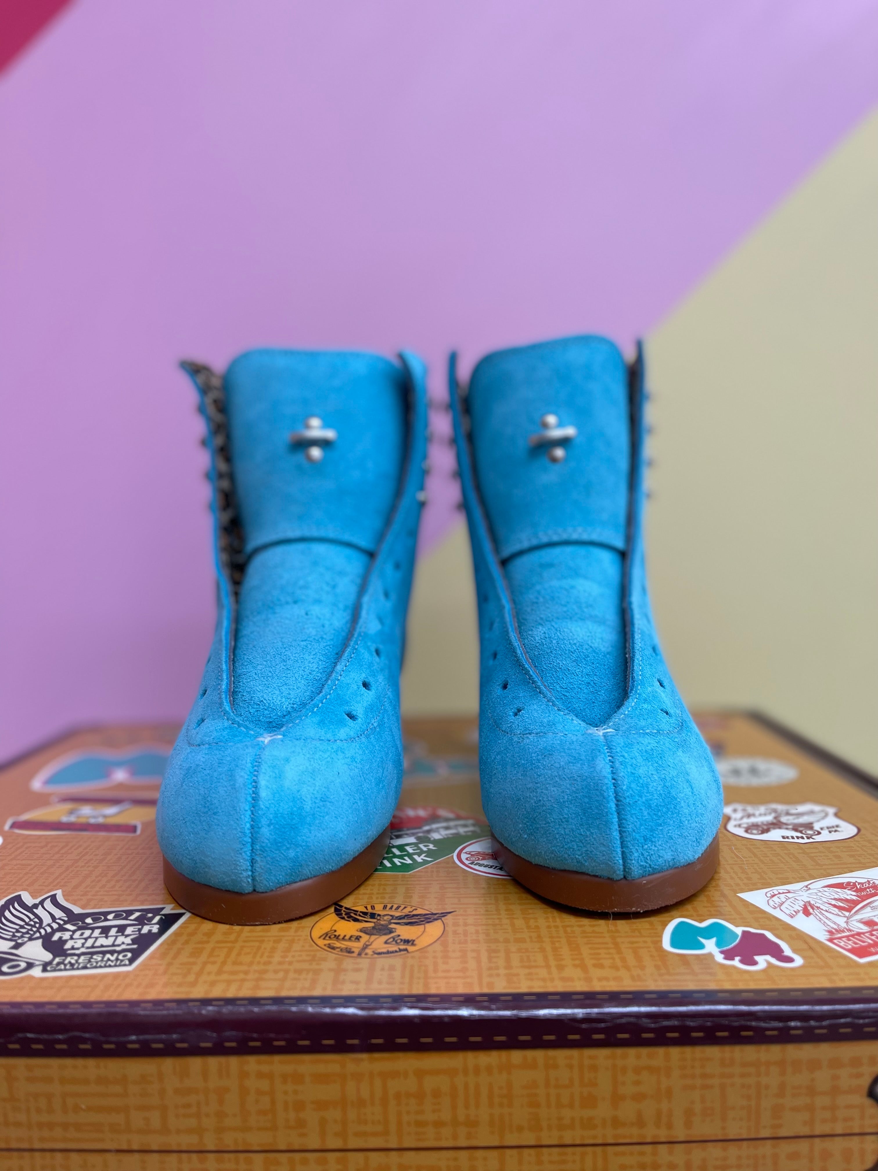 Moxi Jack Boot Only True Blue - Premium Roller Skates for Women - Perfect for Roller Derby, Outdoor Skating & Rink Fun