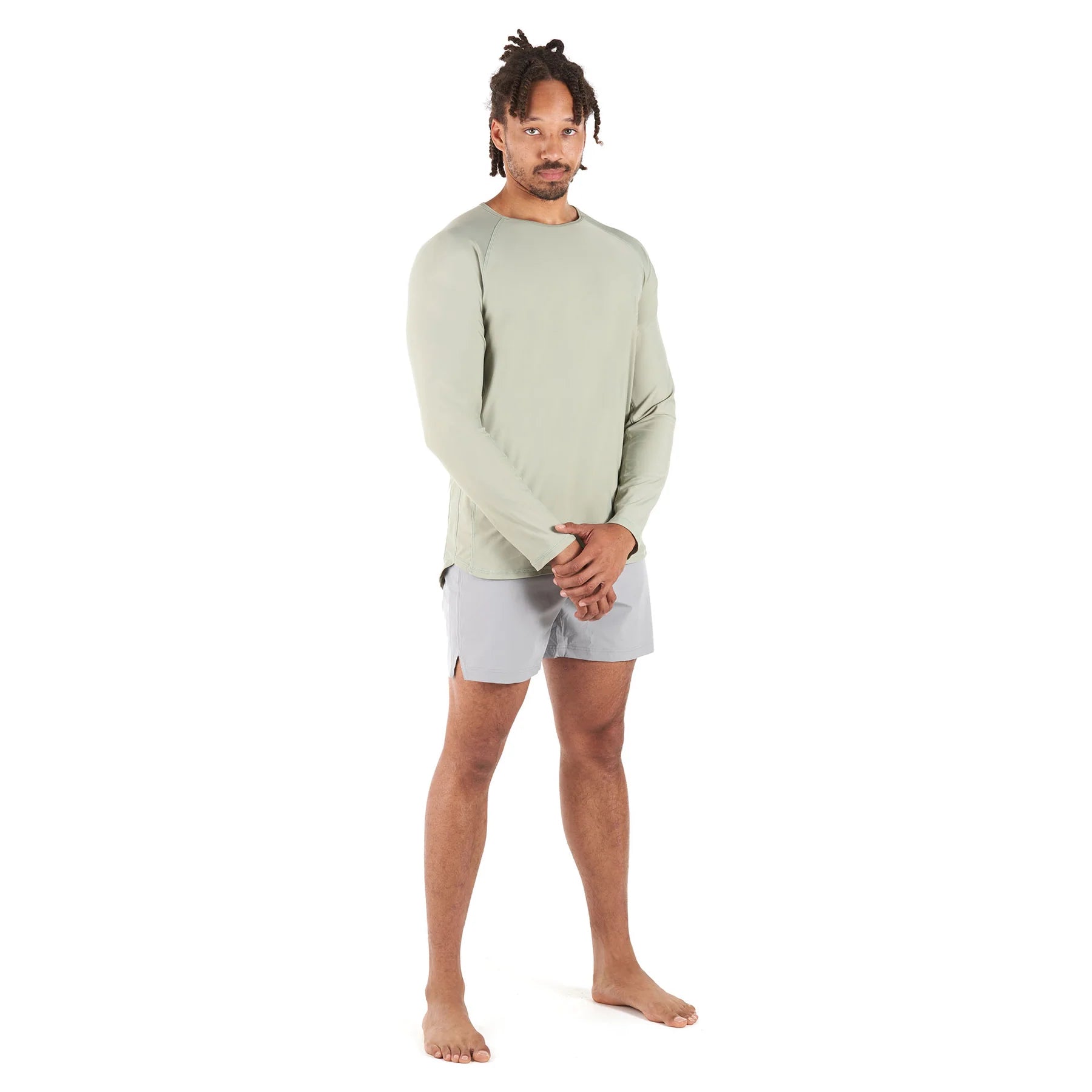 Men's Coastal Long Sleeve Top with Repreve® Recycled Fabric - Breathable & Eco-Friendly Shirt for Outdoor Adventures & Casual Wear