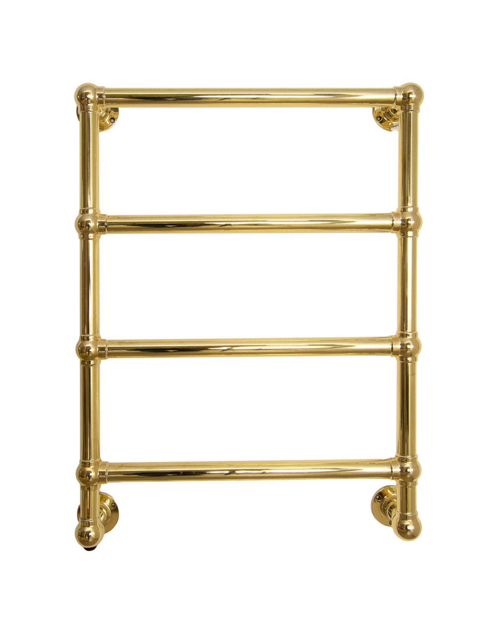 London Brass Hand Towel Holder with Electrical Outlet - Perfect for Bathroom, Kitchen, and Spa Decor