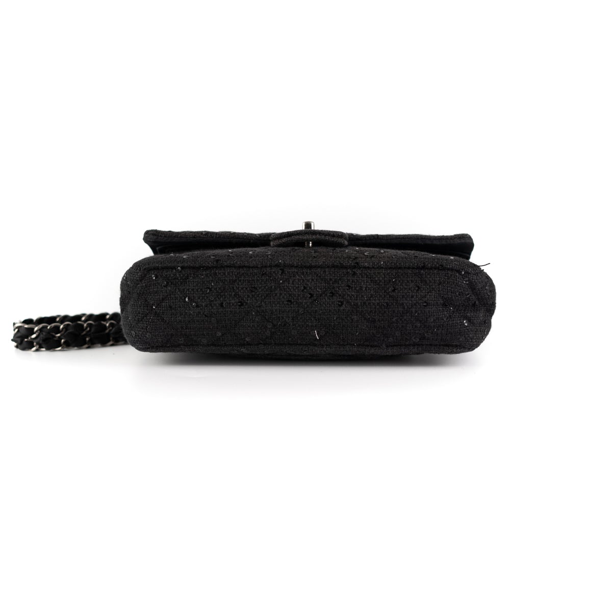 Chanel Quilted Sequins Tweed Flap Bag - Luxury Designer Handbag for Women | Perfect for Evening Parties, Weddings & Special Occasions