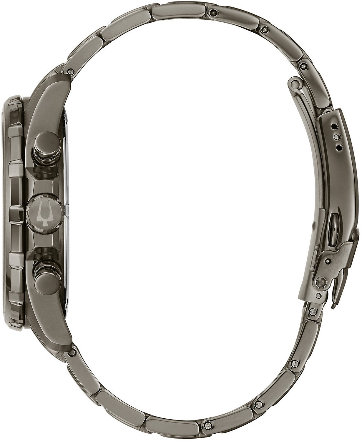 Bulova 98B350 Chronograph Marine Star Men's Watch - 43mm Gray Stainless Steel Bracelet, Water Resistant, Luxury Dress Watch for Business, Formal Events & Everyday Wear
