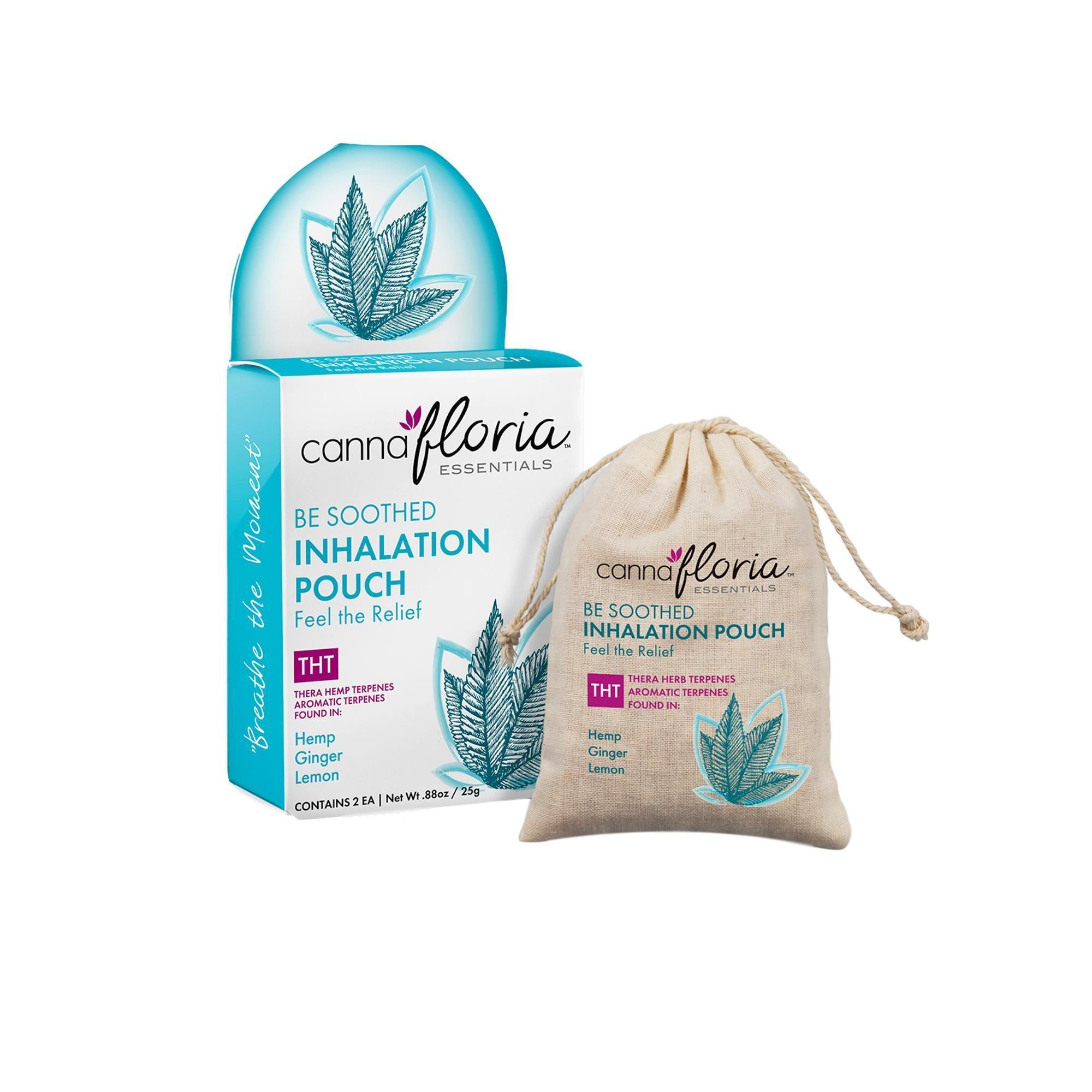 Cannafloria Inhalation Pouches - 2 Pack | Herbal Relaxation & Stress Relief | Perfect for Travel, Work, and On-the-Go Use
