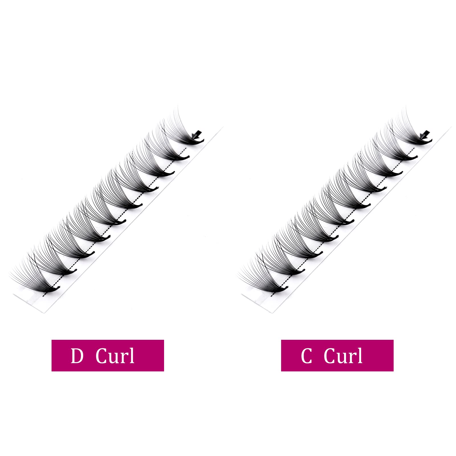 FADLASH Premade Volume Lash Extensions Fans (16D-0.07D, 10mm) - Pointy Tip, CC D DD Curl, Black False Eyelashes for Dramatic Eye Makeup, Perfect for Weddings, Parties and Special Occasions