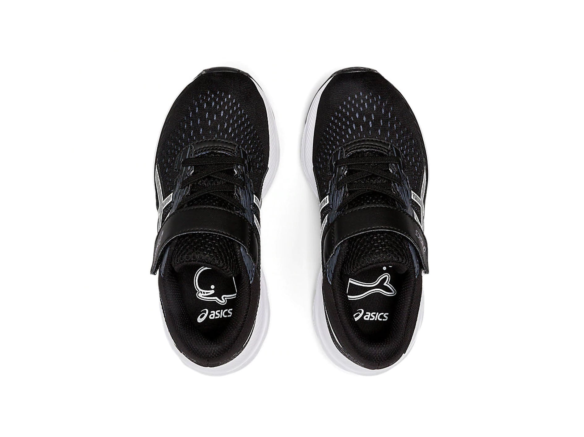 ASICS Junior Pre Excite 7 PS Kids Running Shoes - Black/White (1014A101-001) | Lightweight Athletic Sneakers for Boys & Girls | Perfect for School, Training & Daily Activities