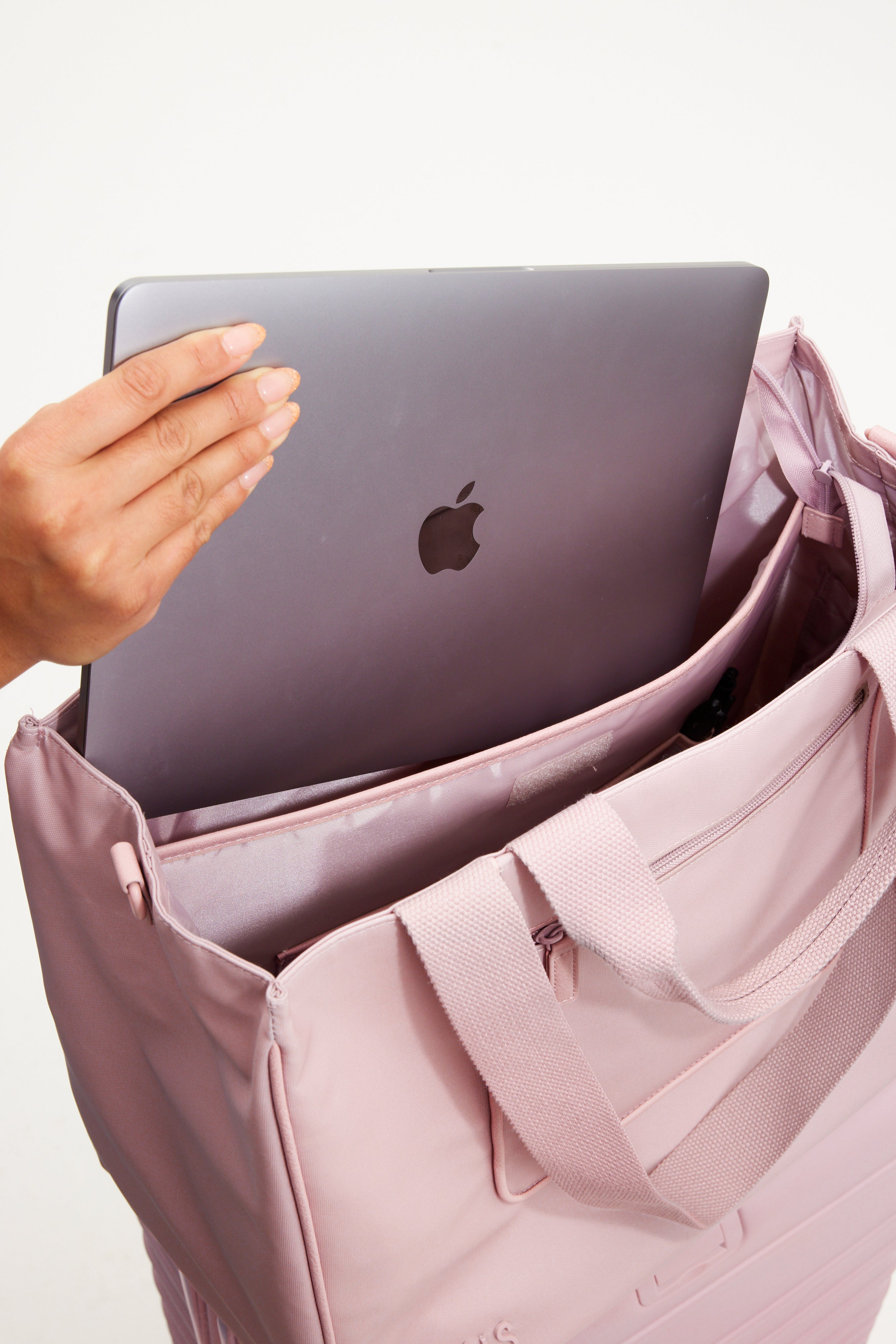 East to West Tote Bag in Atlas Pink - Stylish & Spacious Women's Shoulder Bag for Work, Travel & Everyday Use