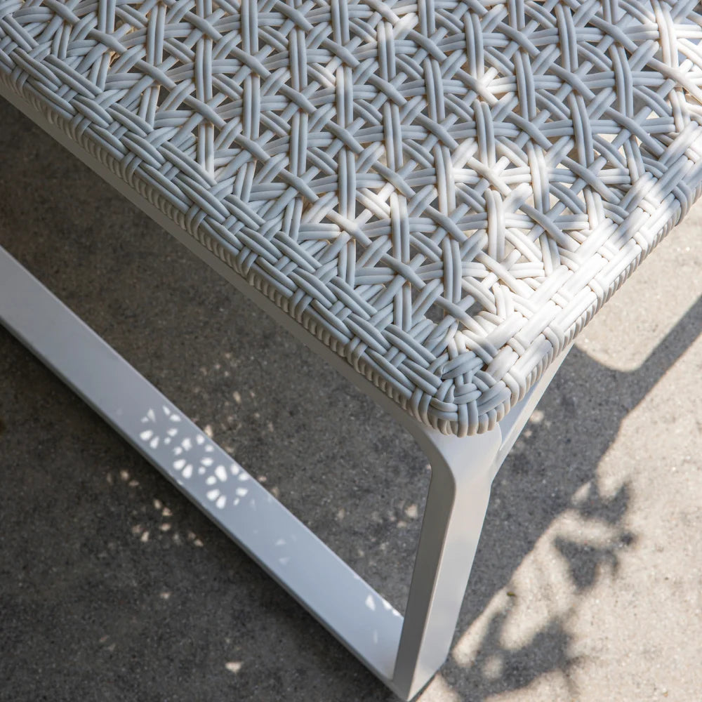 Adriano Aluminum Outdoor Wicker Dining Chairs Set of 2 - Patio Furniture for Garden, Poolside, and Backyard Dining - Weather-Resistant & Comfortable Seating