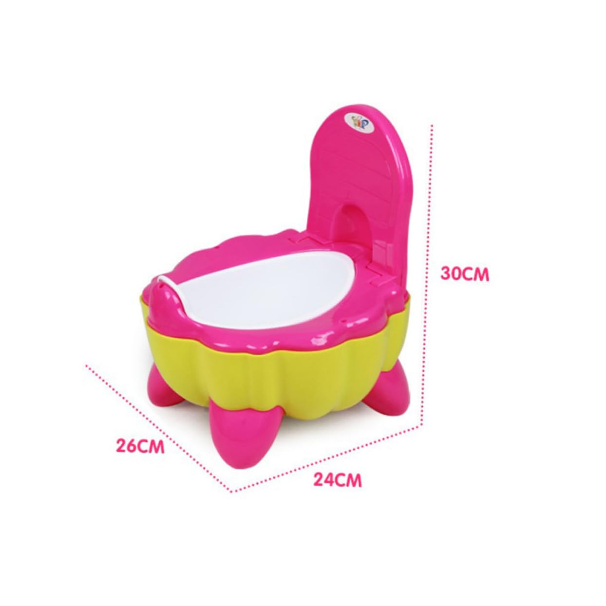 ANDRESLAD Portable Travel Potty for Kids - Foldable Car Seat Toilet with Handle, Lightweight & Compact PP Green Potty - Perfect for Road Trips, Camping & Outdoor Adventures