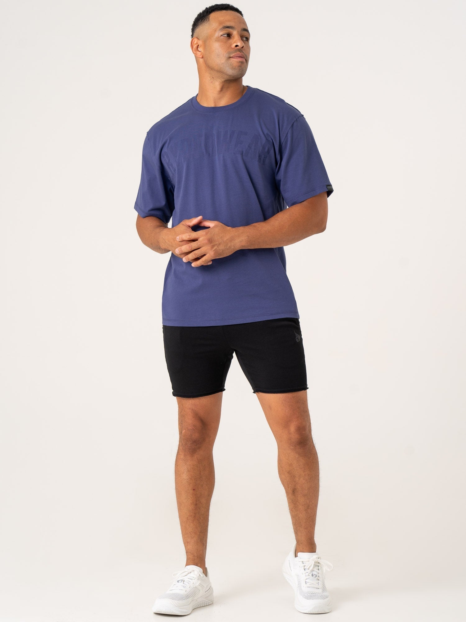 Force Oversized T-Shirt in Indigo - Comfortable & Stylish Loose Fit for Men & Women - Perfect for Casual Wear, Street Style & Loungewear