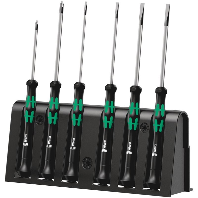 2035/6 B Precision Screwdriver Set with Storage Rack - Professional Electronics Repair Tool Kit for Phones, Laptops, Watches & Small Appliances | Ideal for DIY, Technicians & Home Use