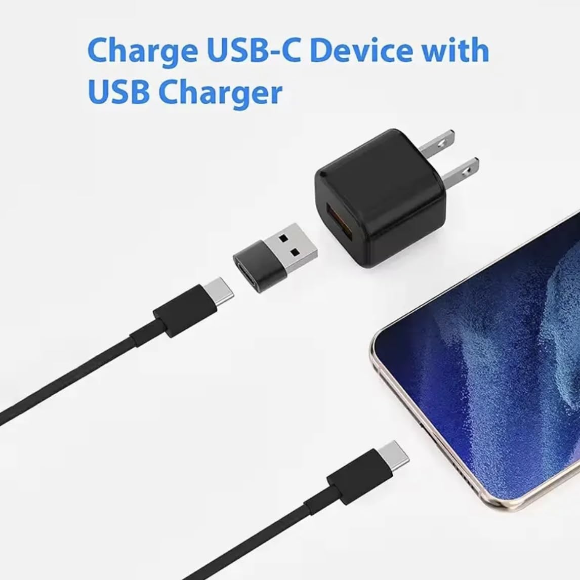Orco 3 Pack USB C to USB A Adapter - Type C Female to USB Male Converter for iPhone 15/14/13 Pro Max, MacBook, iPad Air 5/4, AirPods, Galaxy S23/S22 - Fast Charging & Data Sync for Home, Office & CarPlay
