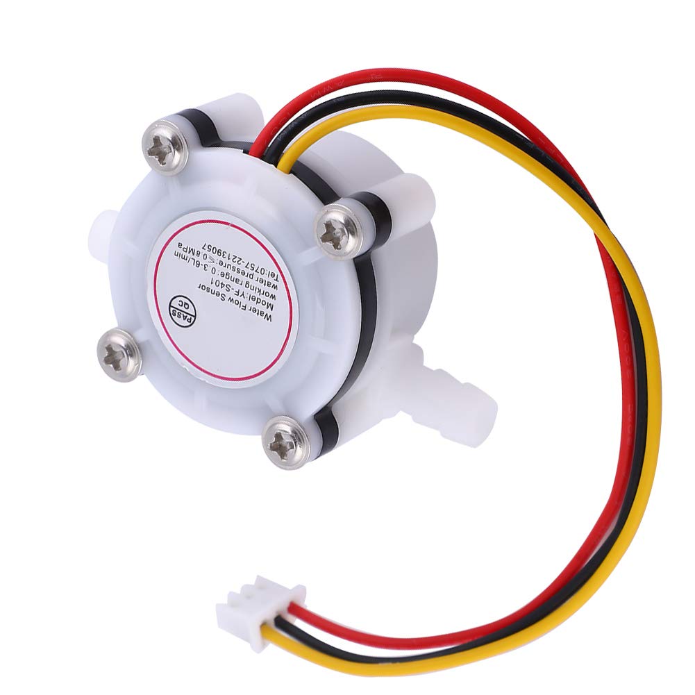 YF-S401 Water Flow Sensor - High Precision Flowmeter with Barb Fittings for Water Coolers, Coffee Machines & Filtration Systems | Real-Time Flow Detection for Home & Industrial Applications