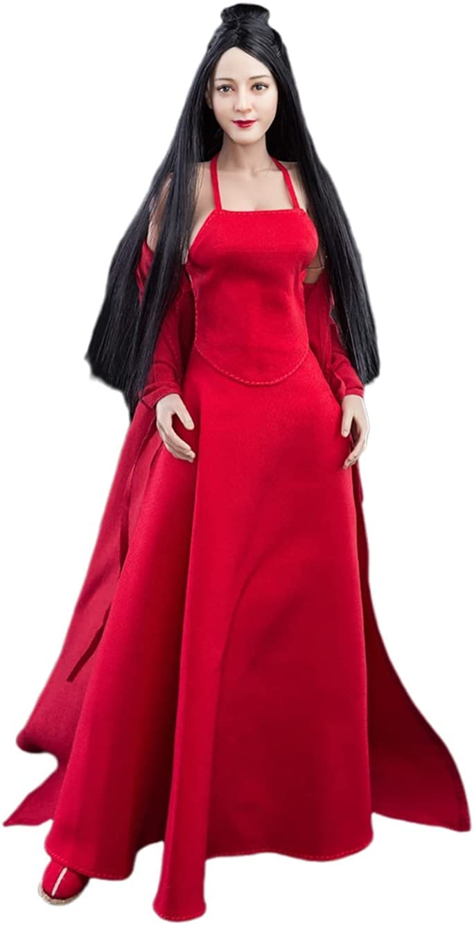 1/6 Scale Female Action Figure Body - 12 Inch Pale Skin Doll with Huge Bust & Flexible Joints for Collectors, Photography & Diorama Displays