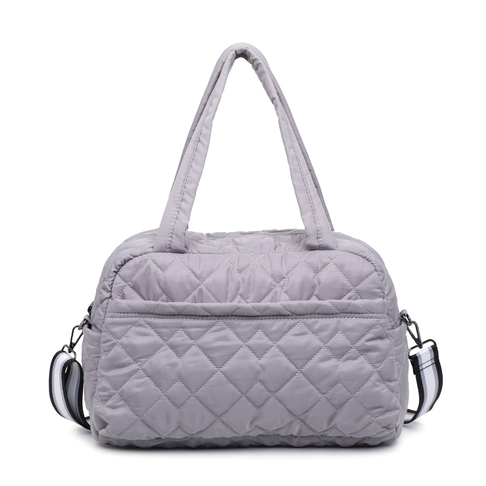 Spencer Quilted Nylon Weekender Bag - Stylish Durable Travel Duffel for Women & Men - Perfect for Weekend Getaways, Gym, Work & Overnight Trips