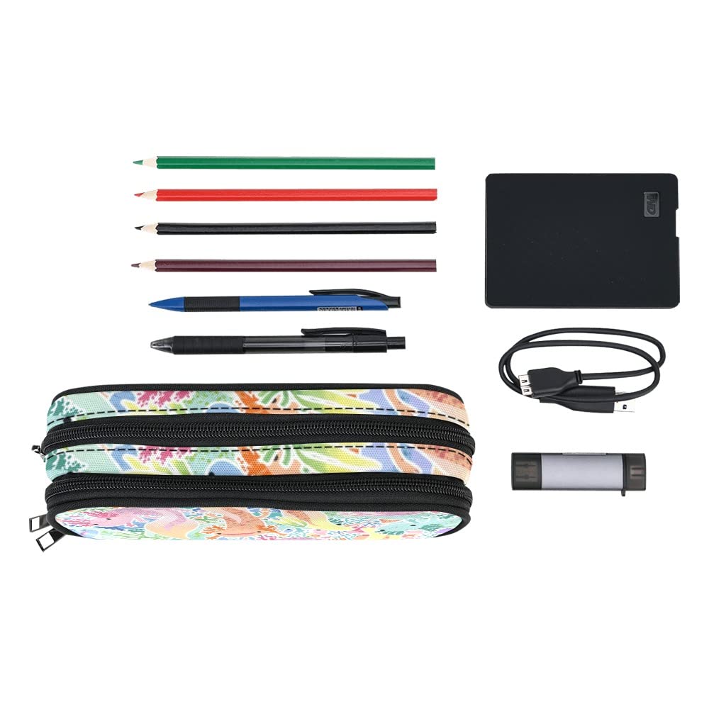 Adorable Axolotl Mexican Pencil Case - Large Capacity Canvas Zipper Pouch for School, Office & Travel | Cute Makeup Bag & Pen Organizer for Teens, Girls & Boys | Perfect for Backpack, Desk & Daily Essentials Storage