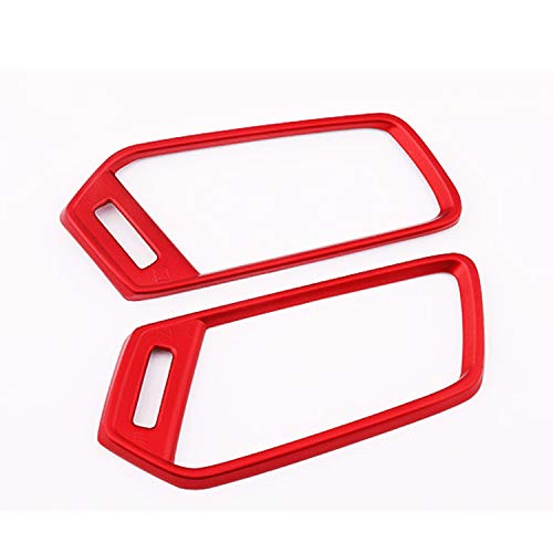 XITER 2PCS ABS Plastic AC Vent Cover Trim for 2018-2022 Honda Accord 10th Gen - Red | Interior Air Condition Outlet Frame Accessories | Perfect for Car Customization & Protection