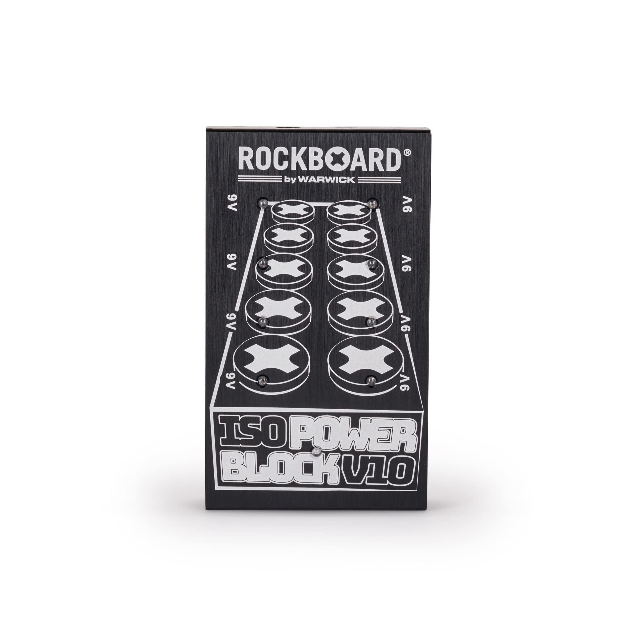 Rockboard ISO Power Block - High-Quality Guitar Pedal Power Supply for Professional Musicians | Perfect for Live Performances & Studio Recording